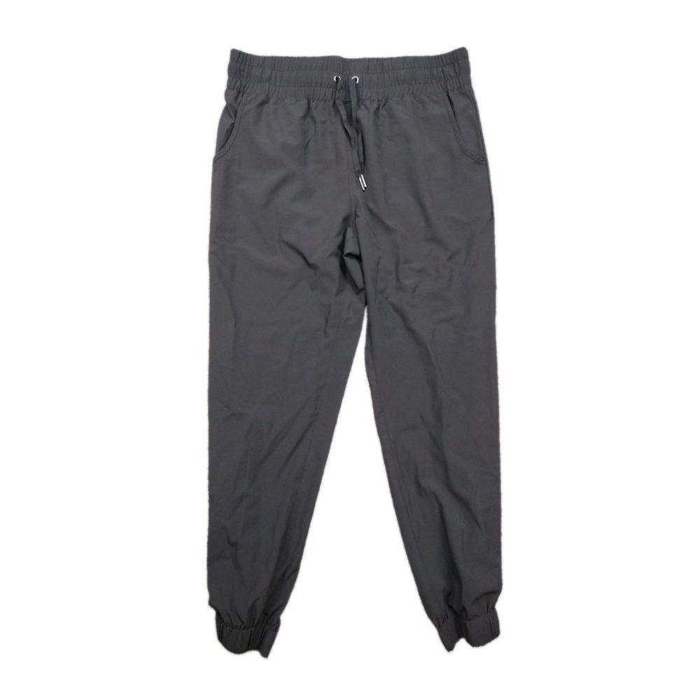 Kyodan Black Joggers Elastic Waist Drawstring Pants L Women Lounge Lightweight